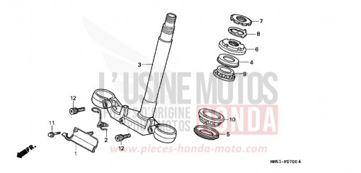 STEERING STEM CBR1000FJ de 1988